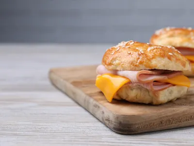 Ham Egg and cheese Platter
